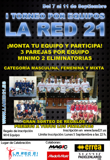 la red 21 I Torneo por equipos "La Red 21"