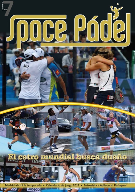 Portada Nº 7 Nº.7 de la revista Space Padel ya repartiendose en el #mundialbcn2012