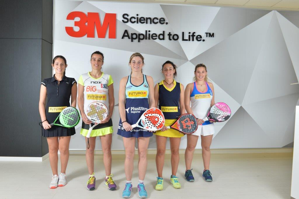 3M presenta el equipo FUTURO de pádel femenino