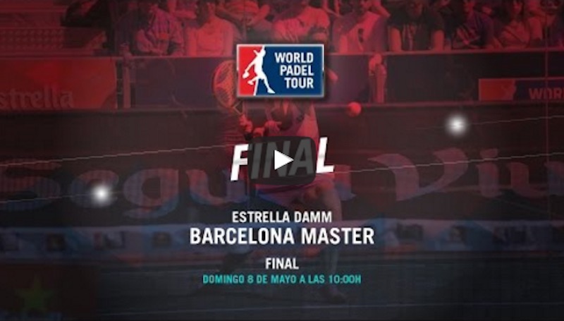 Final masculina Máster World Padel Tour Barcelona 2016 en directo
