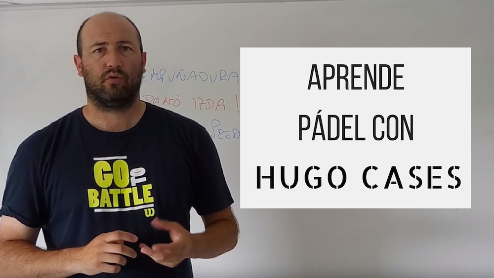Aprende Padel Hugo Cases. Identificación de errores. Revés de fondo sin pared