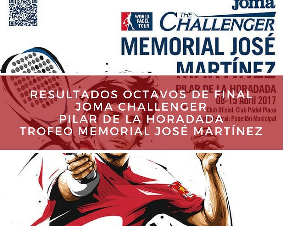 Resultados Octavos memorial 2017 Resultados octavos de final Memorial José Martínez Challenger 2017
