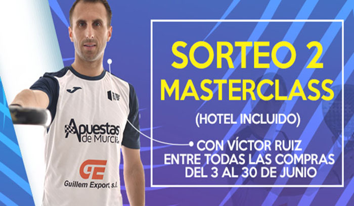 Masterclass Victor Ruiz Padel Nuestro sortea dos masterclass con un jugador World Padel Tour